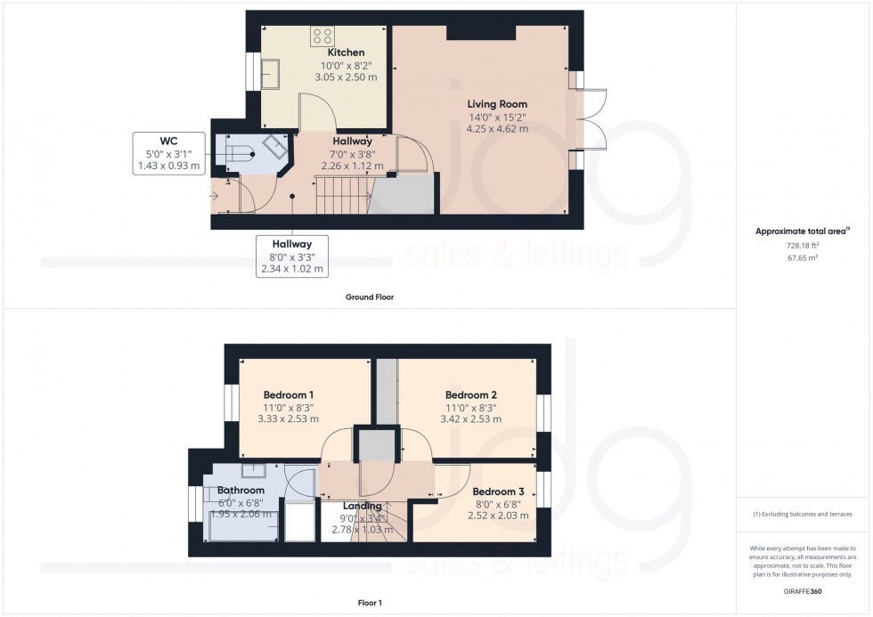 Floorplan for Fife Street, Lancaster, LA1