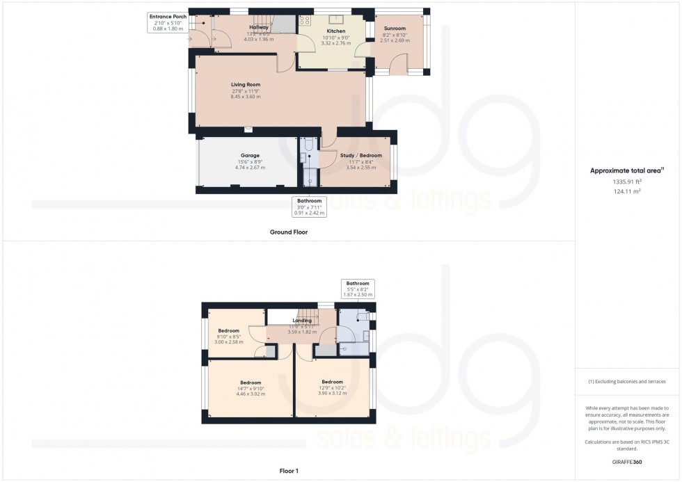 Floorplan for Beech Road, Halton, LA2