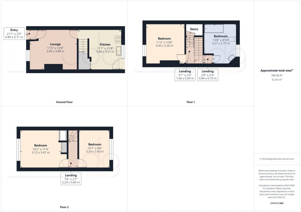 Floorplan for Percy Road, Lancaster, LA1