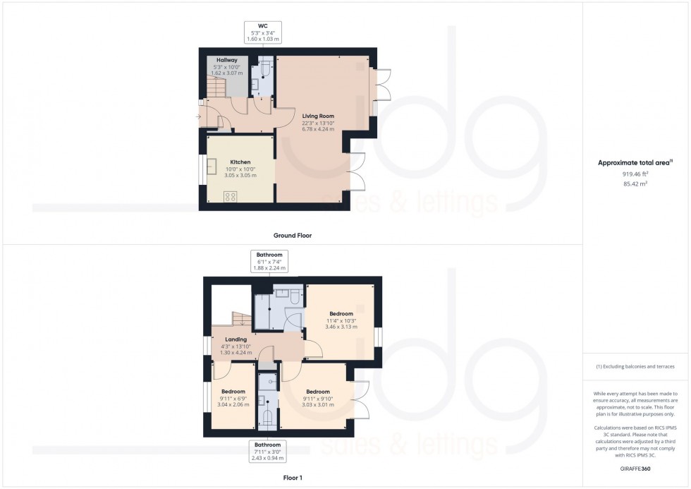 Floorplan for Aldcliffe Yard, Lancaster, LA1