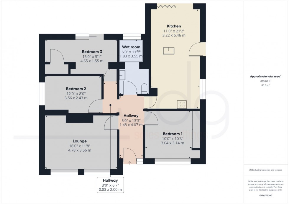 Floorplan for Low Lane, Morecambe, LA4