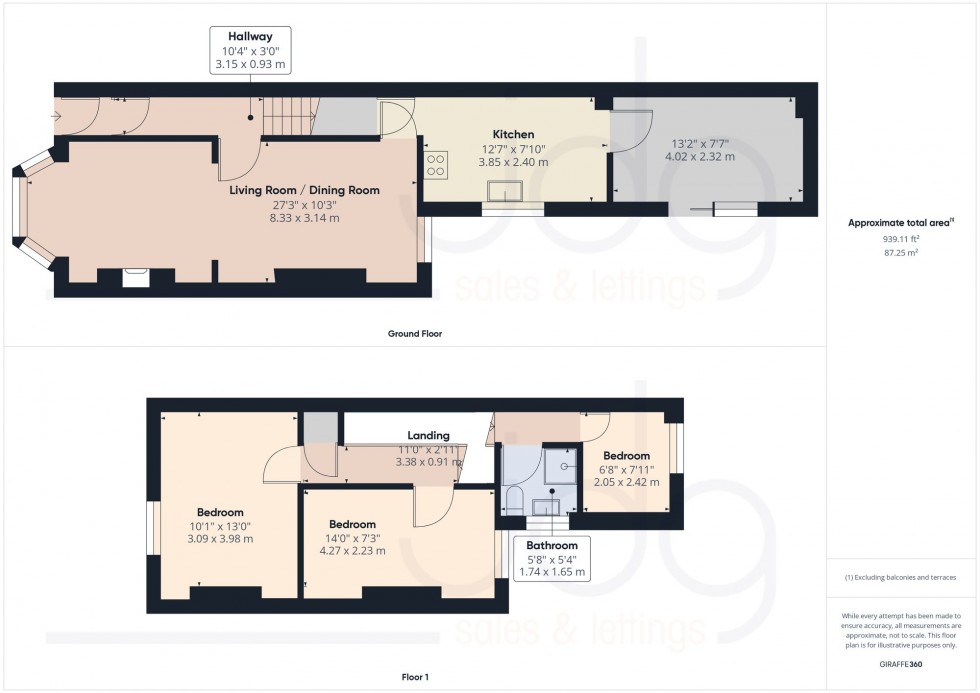 Floorplan for Chatsworth Road, Lancaster, LA1