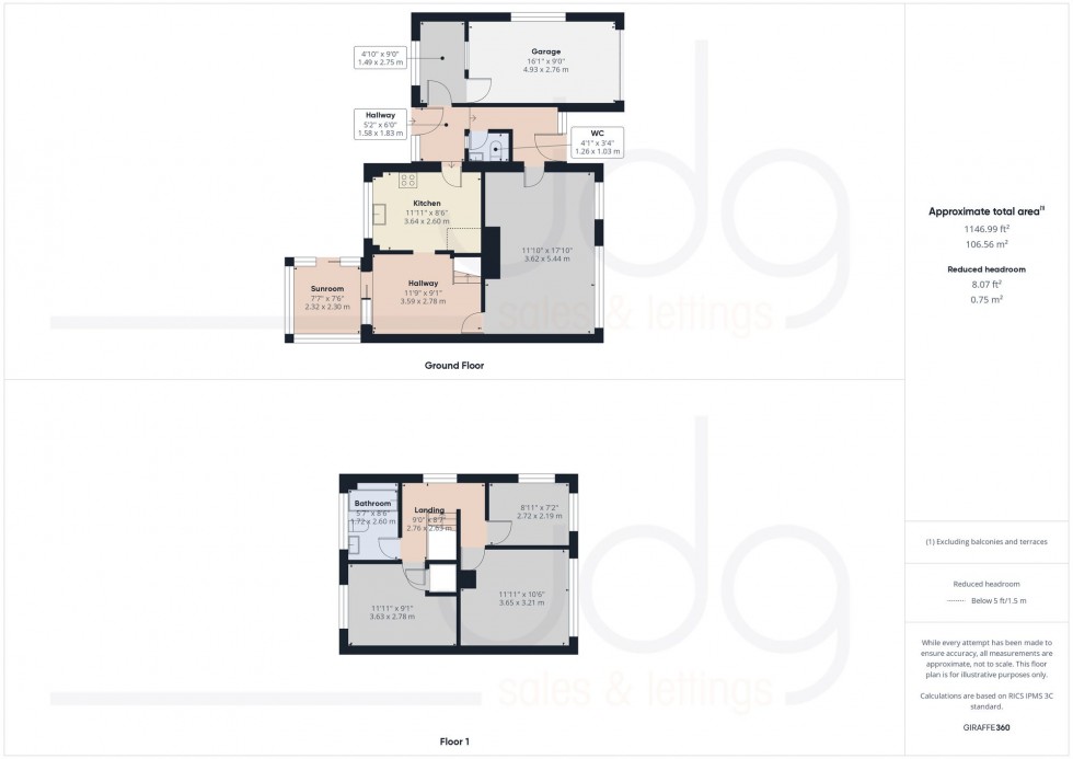 Floorplan for Thirsk Road, Lancaster, LA1