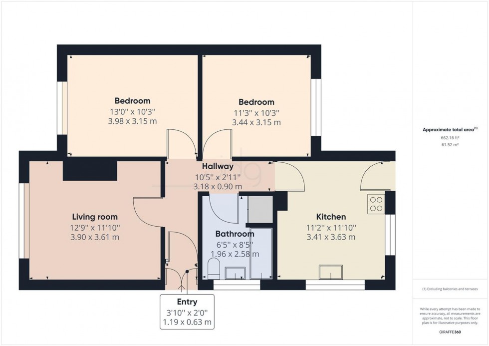 Floorplan for Manor Road, Slyne, LA2