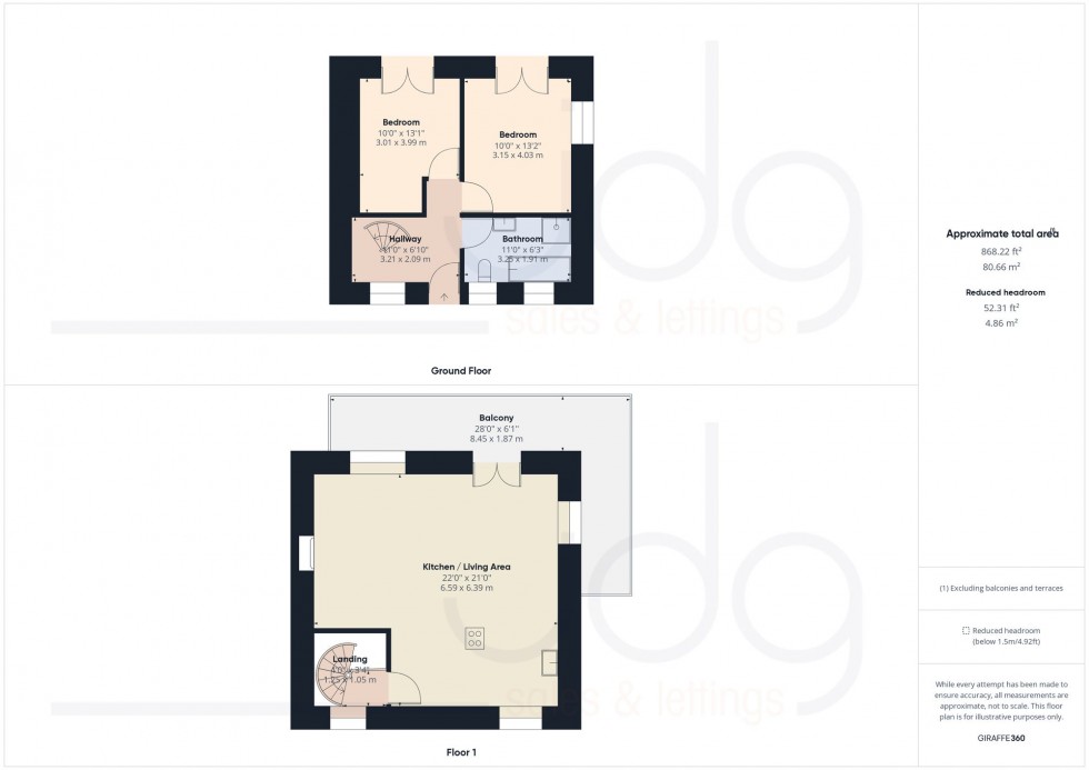 Floorplan for Glasson Dock, Lancaster, LA2