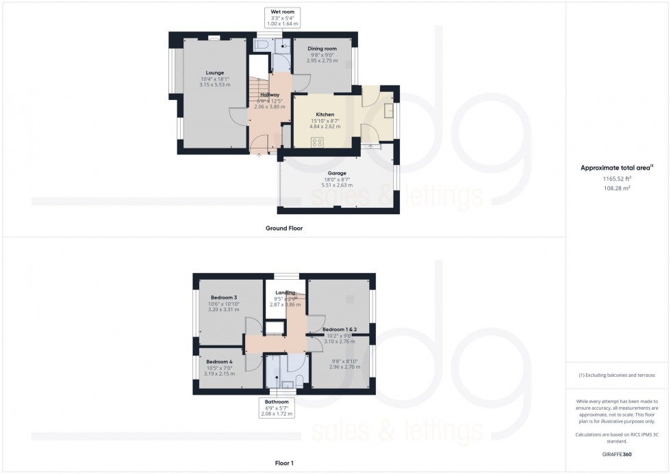 Floorplan for Coolidge Avenue, Lancaster, LA1