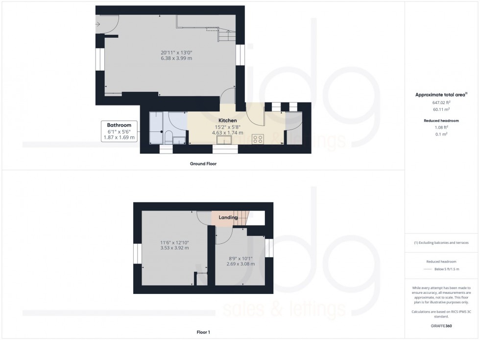 Floorplan for Salford Road, Galgate, LA2