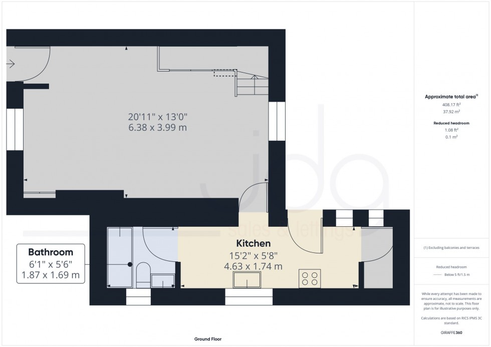 Floorplan for Salford Road, Galgate, LA2