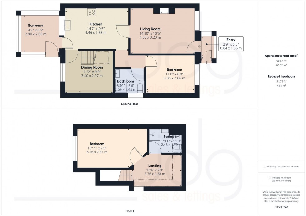 Floorplan for Mattock Crescent, Morecambe, LA4