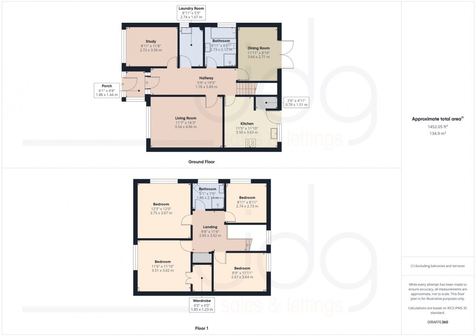 Floorplan for High Road, Halton, LA2