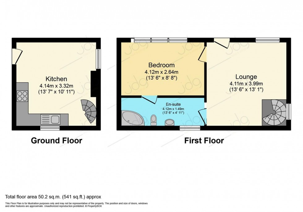 Floorplan for Market Street, Kirkby Lonsdale, LA6