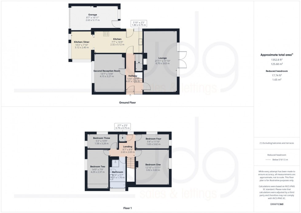 Floorplan for Knowe Hill Crescent, Lancaster, LA1