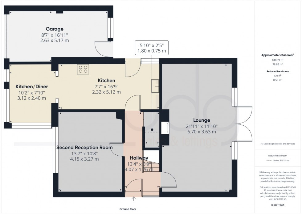 Floorplan for Knowe Hill Crescent, Lancaster, LA1