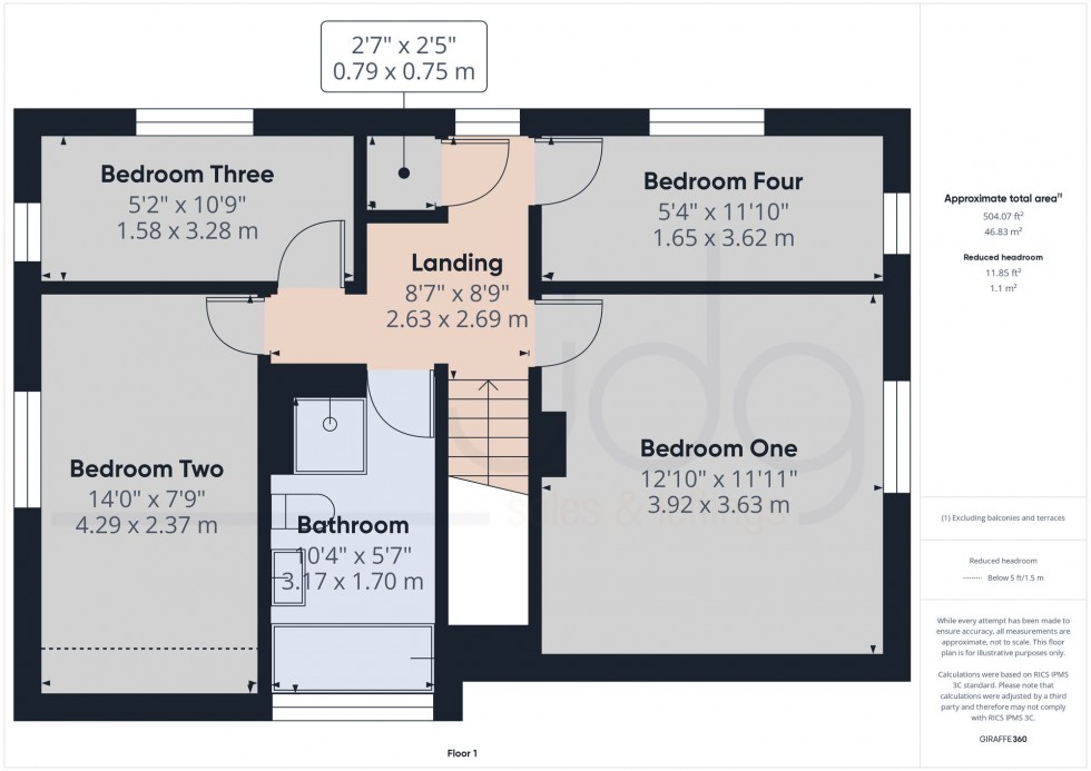 Floorplan for Knowe Hill Crescent, Lancaster, LA1