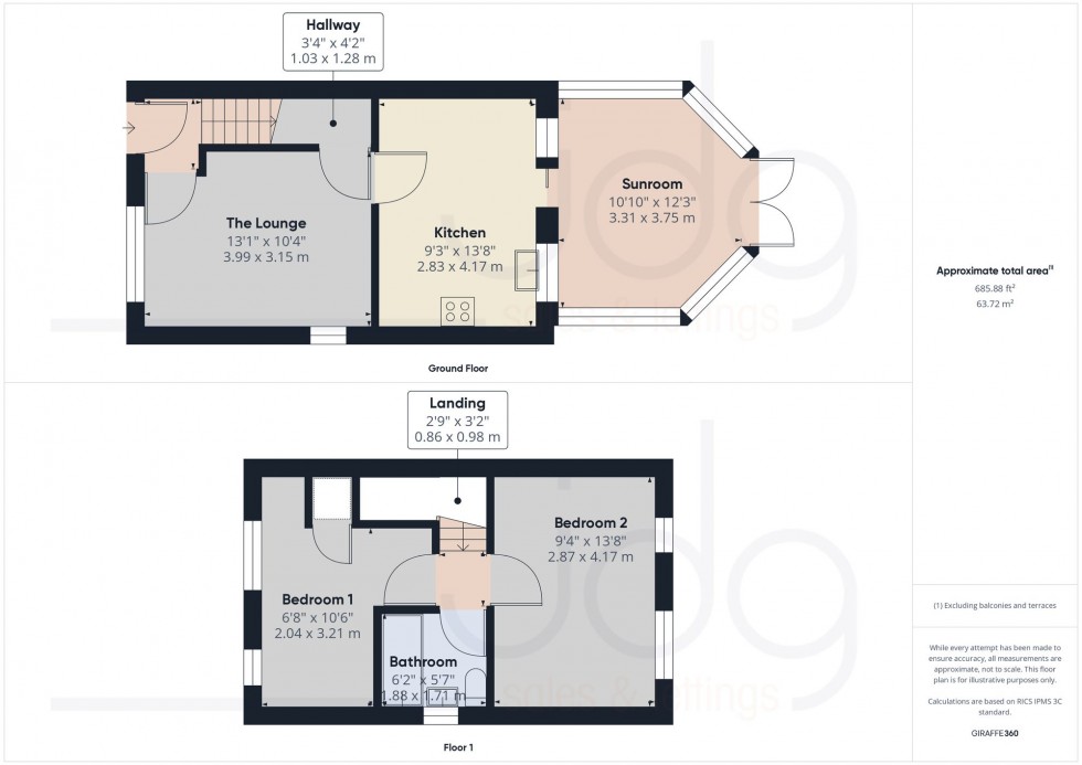 Floorplan for Wyresdale Road, Lancaster, LA1