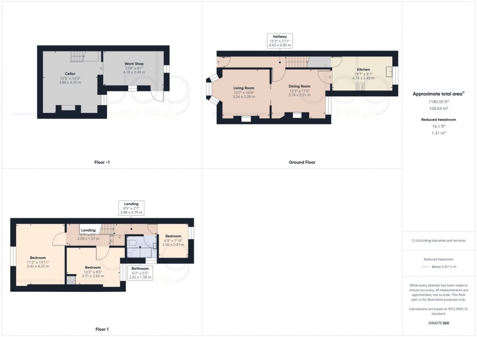 Floorplan for Coverdale Road, Lancaster, LA1