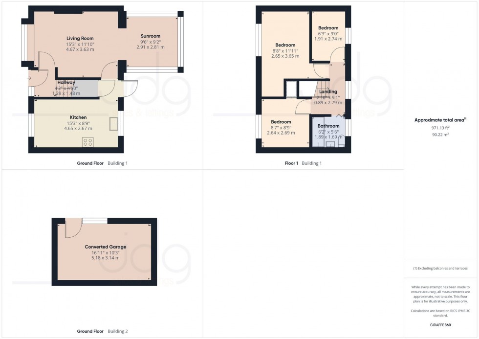 Floorplan for Grayrigg Drive, Morecambe, LA4