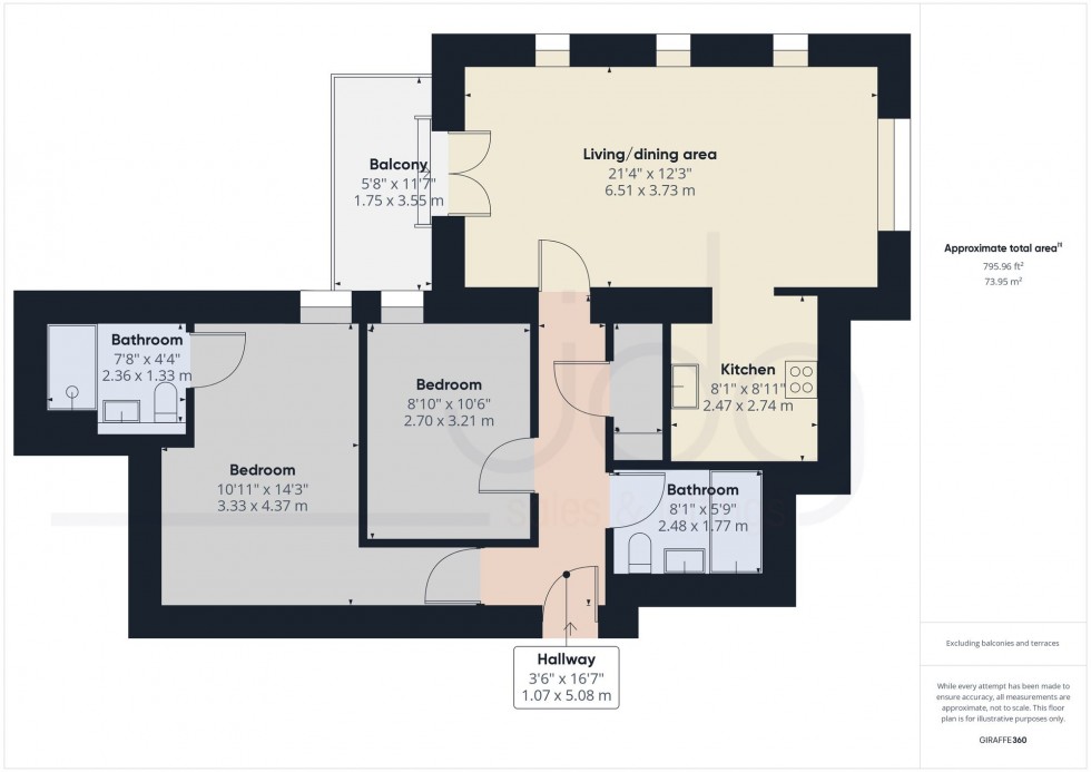 Floorplan for Kershaw Drive, The Residence Kershaw Drive, LA1