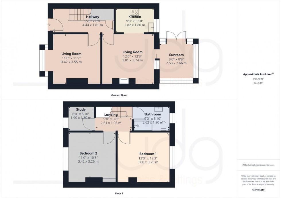 Floorplan for Leyster Street, Morecambe, LA4