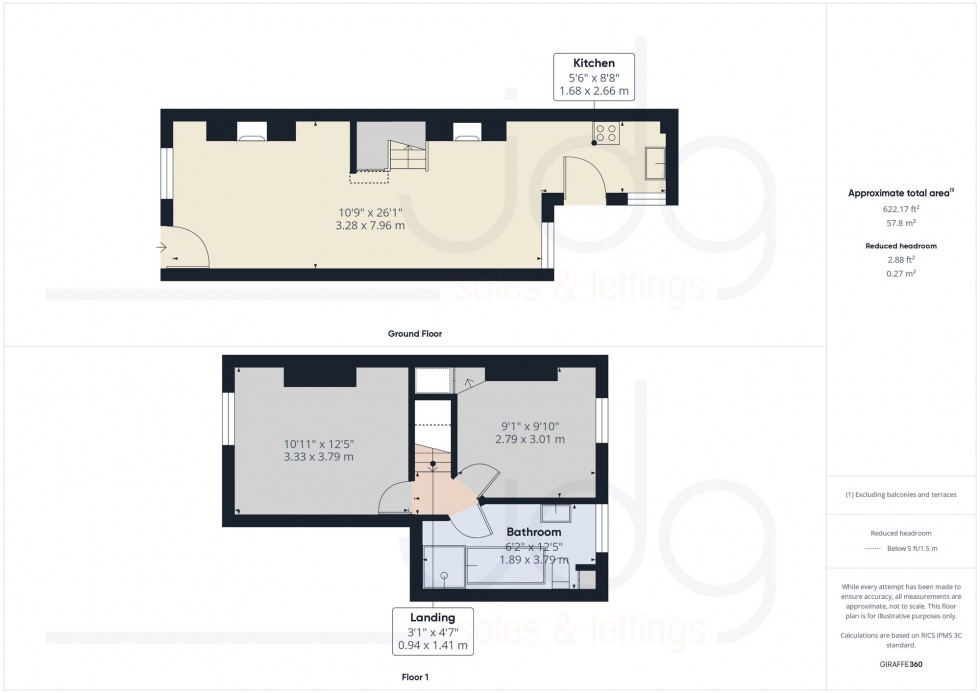 Floorplan for Gerrard Street, Lancaster, LA1