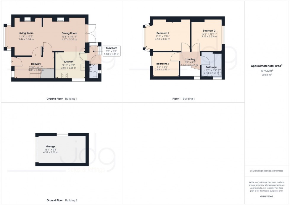 Floorplan for Gloucester Avenue, Lancaster, LA1