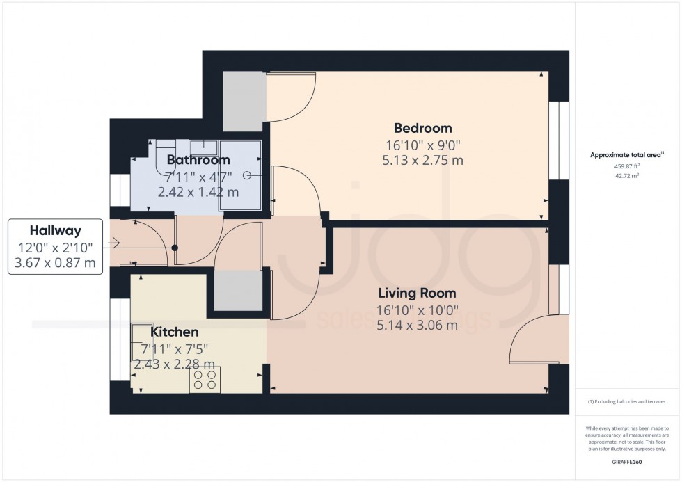 Floorplan for Ushers Meadow, Lancaster, LA1