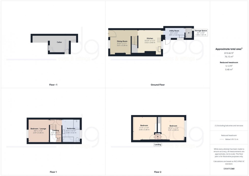 Floorplan for Windermere Road, Lancaster, LA1