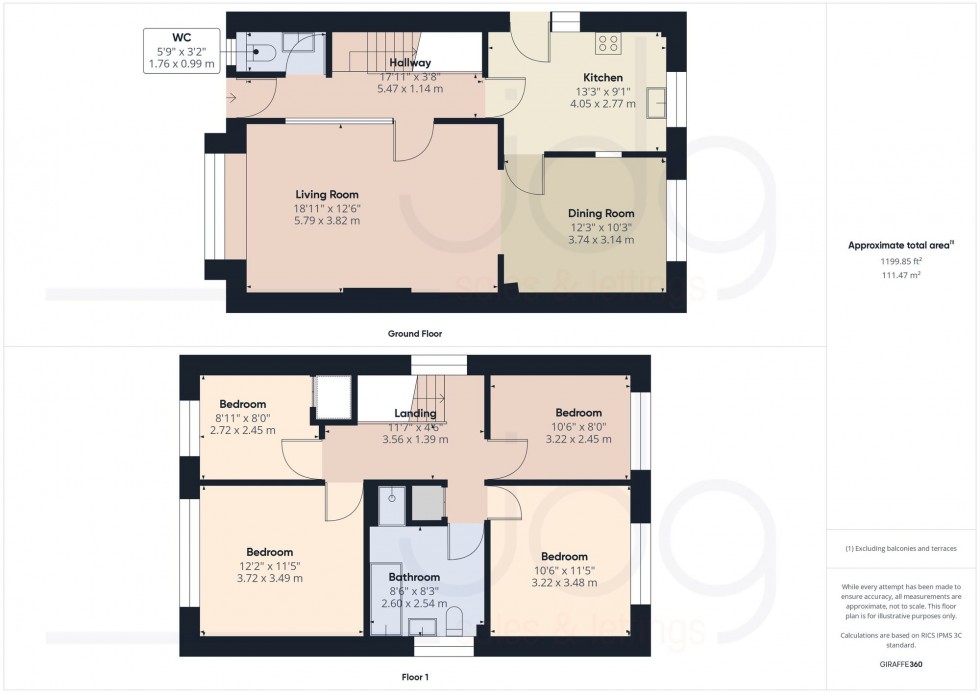 Floorplan for Westbourne Road, Lancaster, LA1