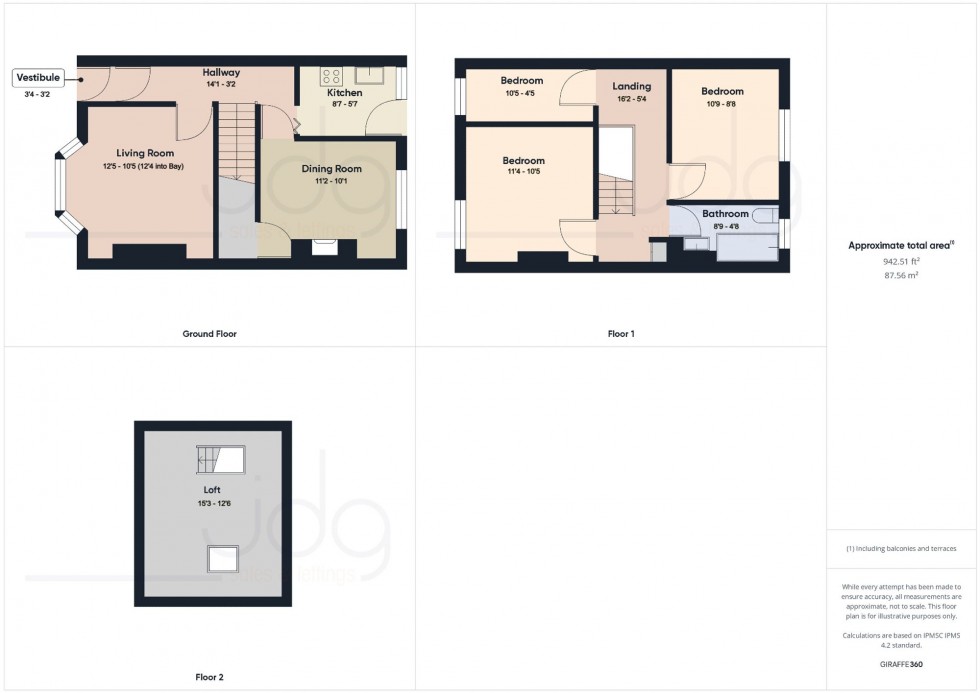 Floorplan for Avondale Road, Lancaster, LA1