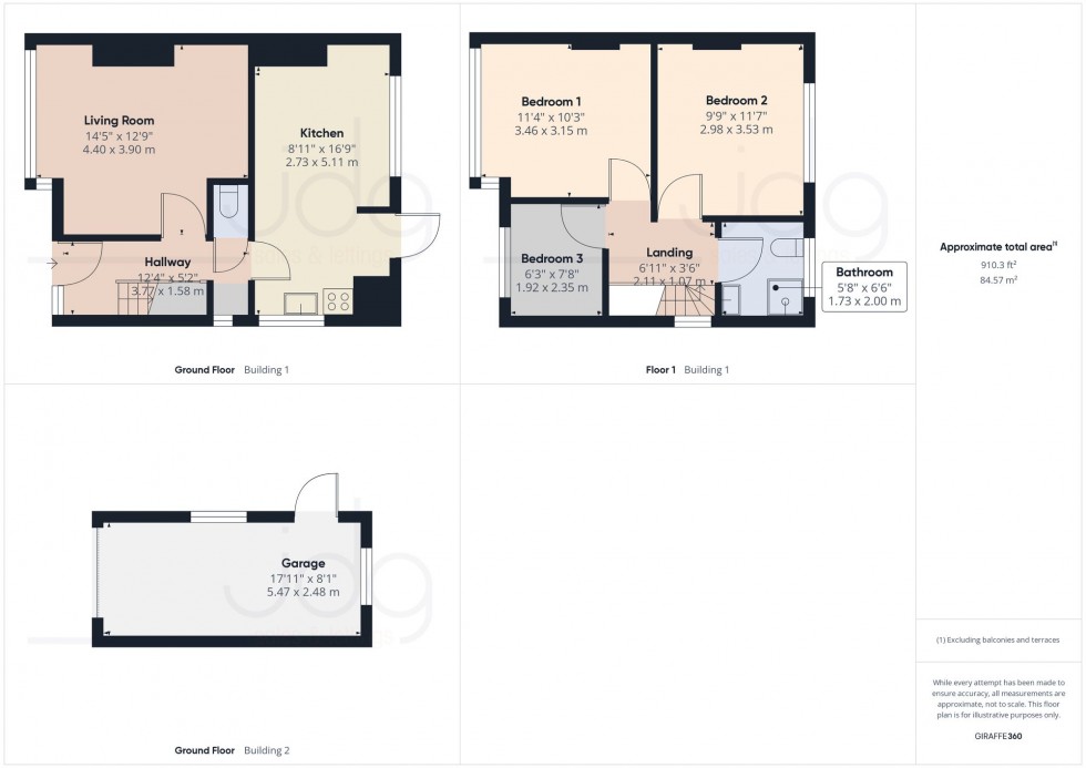 Floorplan for Clare Road, Lancaster, LA1