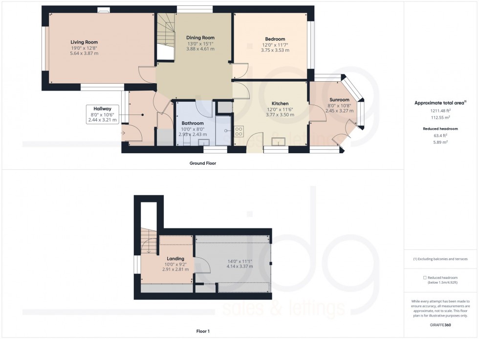 Floorplan for Raikes Hill Drive, Hest Bank, LA2