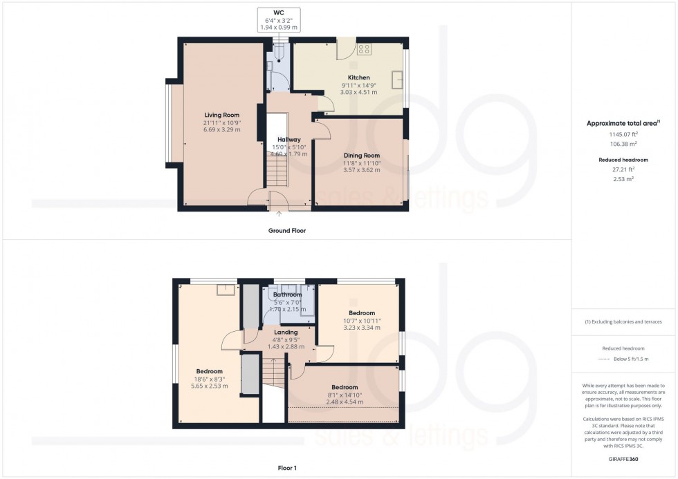 Floorplan for Knowe Hill Crescent, Lancaster, LA1