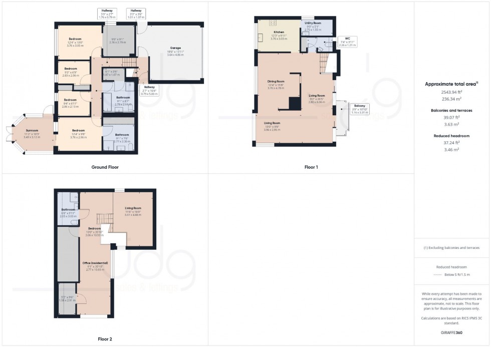 Floorplan for Oakwood Gardens, Lancaster, LA1