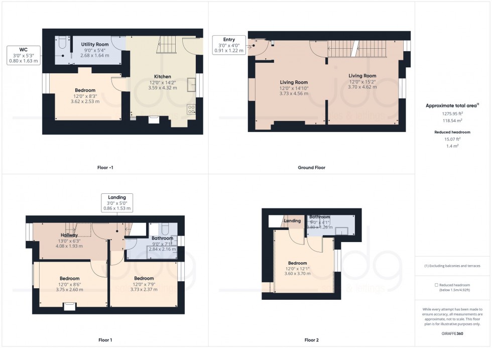 Floorplan for Salford Road, Galgate, LA2