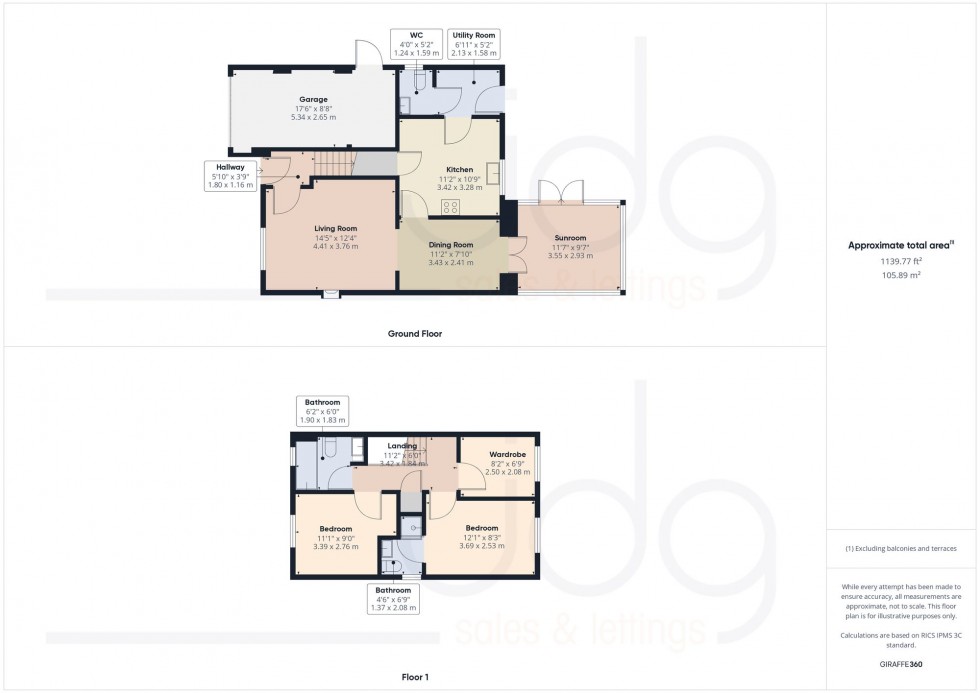 Floorplan for Masonfield Crescent, Lancaster, LA1