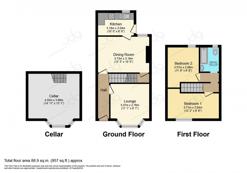 Floorplan for Balmoral Road, Lancaster, LA1