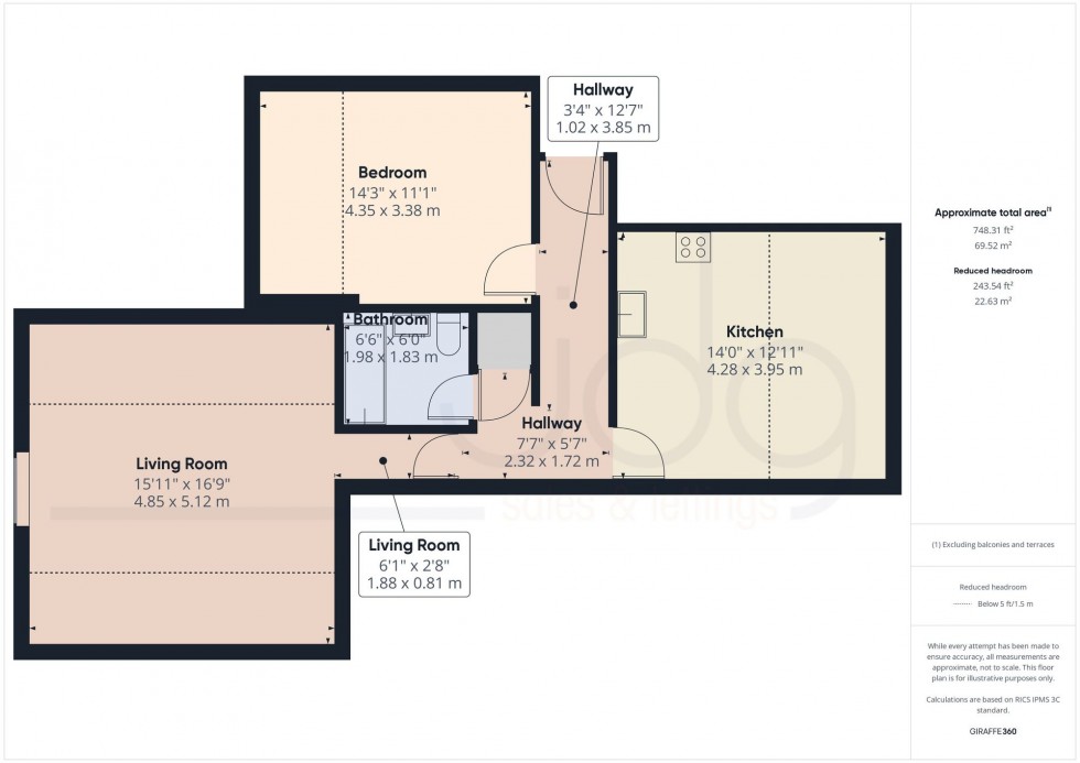 Floorplan for High Street, Highmount House High Street, LA1