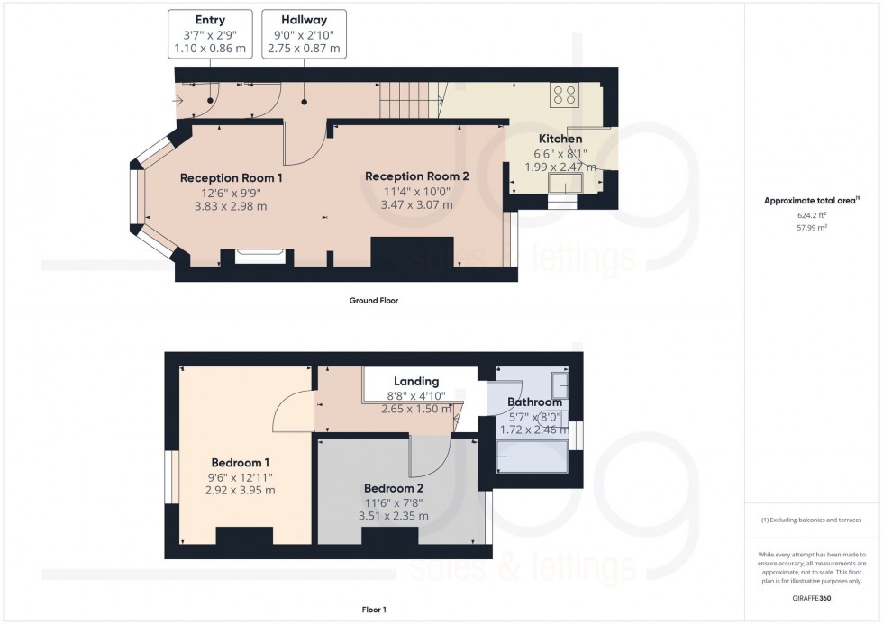 Floorplan for Aldrens Lane, Lancaster, LA1