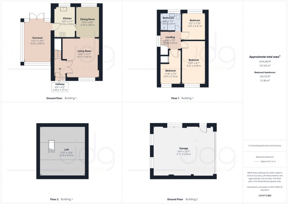 Floorplan for Jefferson Close, Lancaster, LA1