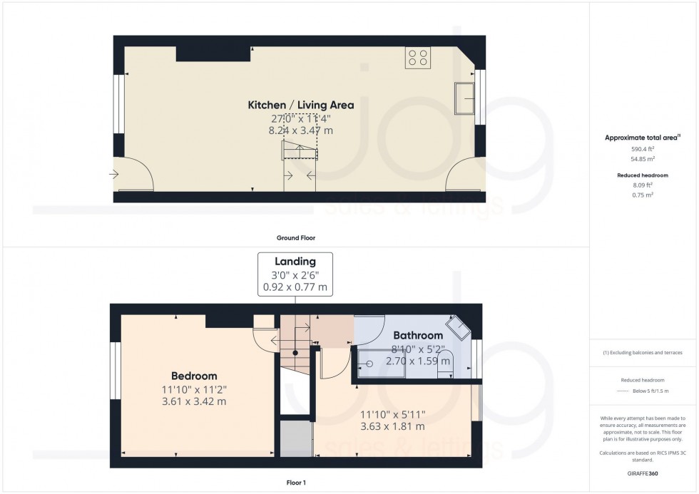 Floorplan for Scotforth Road, Lancaster, LA1