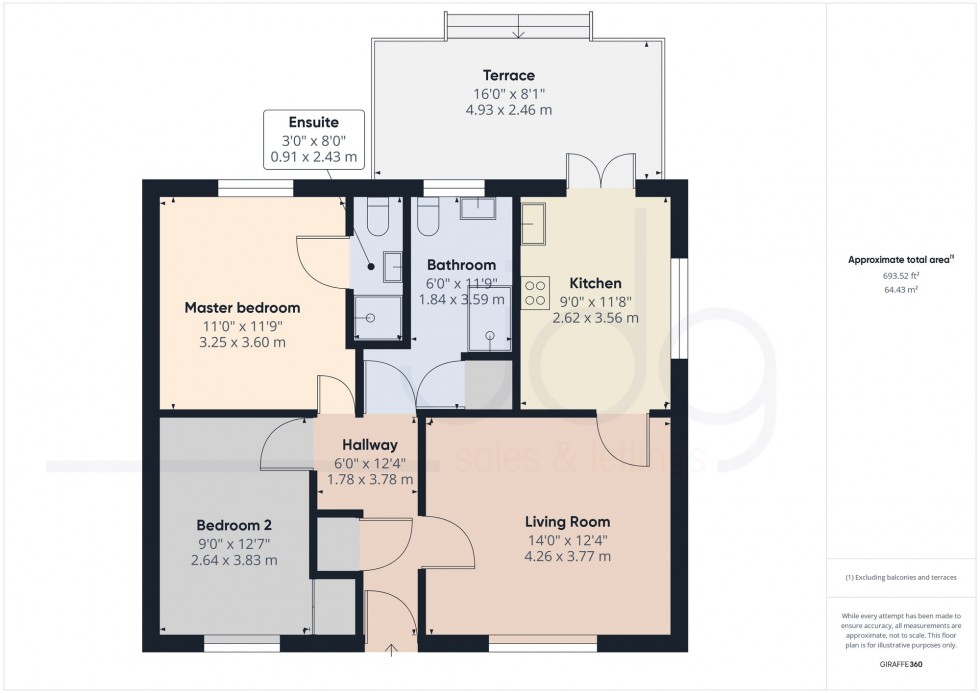 Floorplan for Princess Avenue, Lancaster, LA1