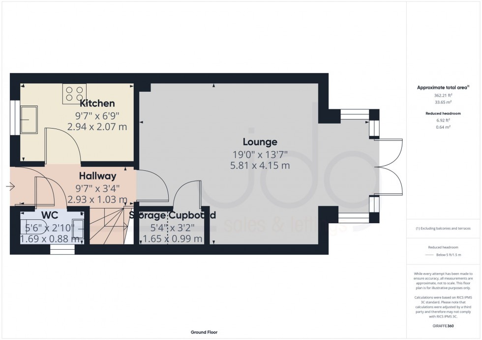 Floorplan for Africa Drive, Lancaster, LA1