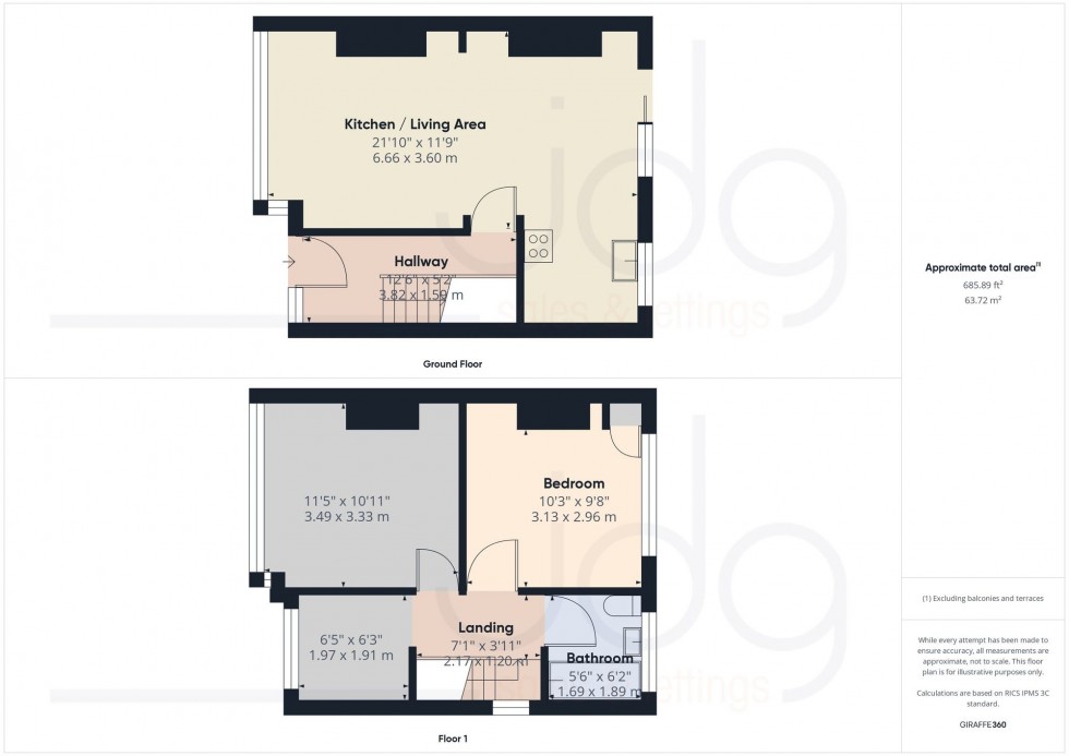 Floorplan for West Drive, Lancaster, LA1