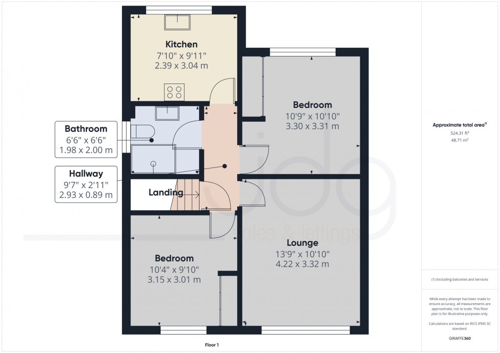 Floorplan for Fairfield Close, Carnforth, LA5