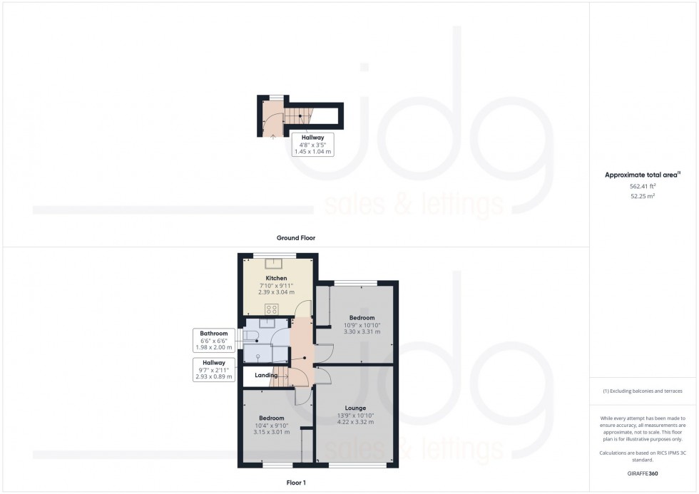 Floorplan for Fairfield Close, Carnforth, LA5